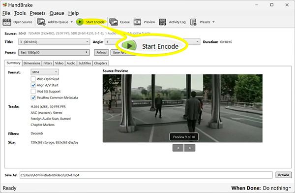 Handbrake Convert DVD To MP4