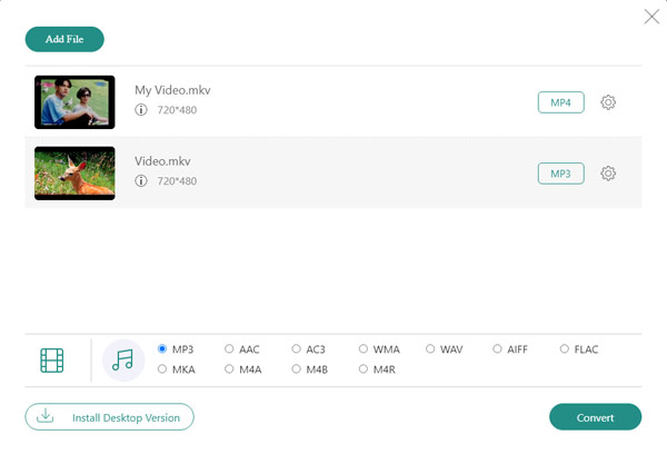 MKV to Audio