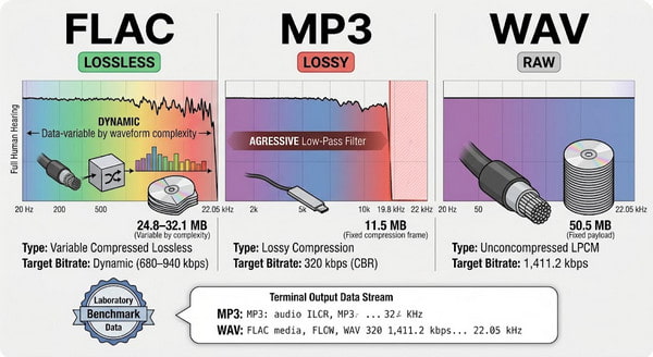Flac Vs Mp3 Vs Wav Differences