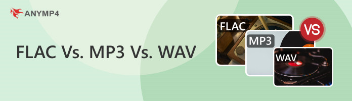 FLAC'a karşı. MP3 vs. WAV