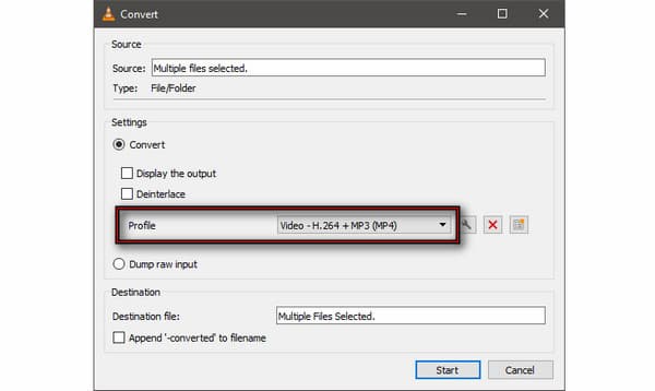 Select Mp4 Profile In Vlc