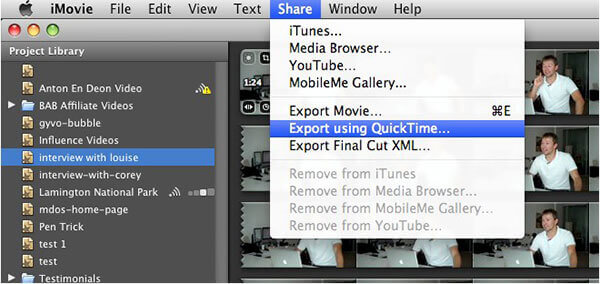 how to change quicktime to mp4