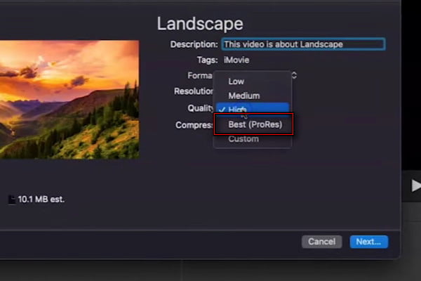 Export Imovie To Mov Directly