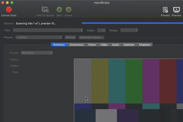 Select Imovie Project To Import In Handbrake