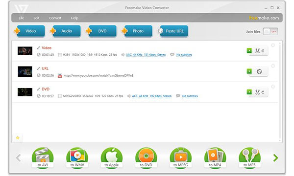 Convertitore video Freemake