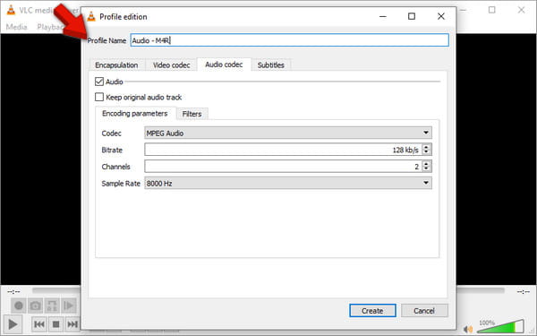 Create Custom Profile In VLC
