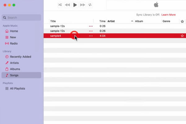 Import M4A In Apple Music