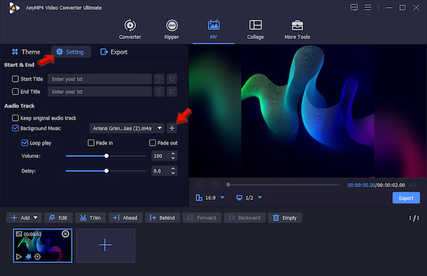Add M4a Source In Anymp4 Video Converter Ultimate