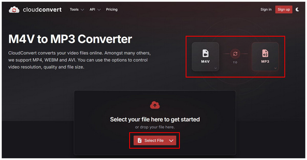Cloudconvert Format Select File