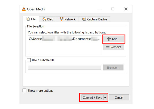 Vlc Media Player Add Convert Save