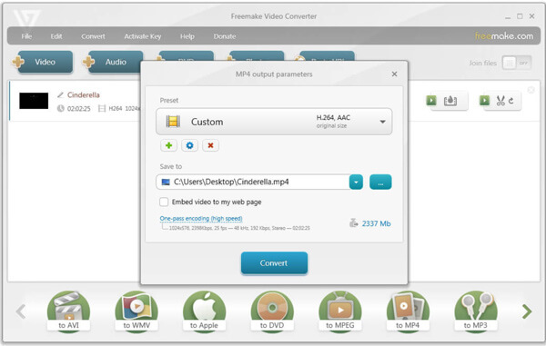 Convertidor MKV Freemake Video Converter