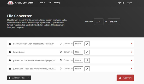 Mkv-converter Online Cloudconvert