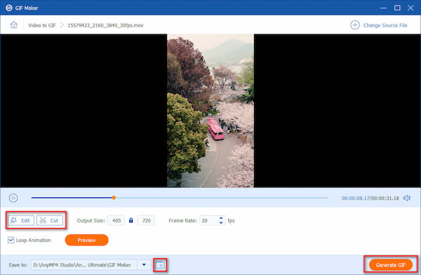 Start Generate Gif