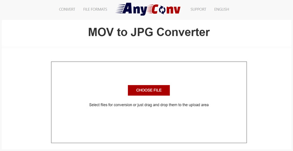 Conversor MOV para JPG online grátis