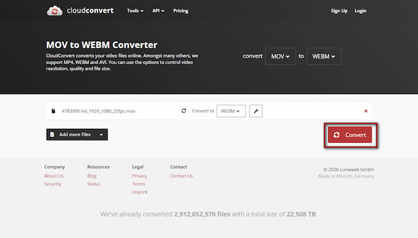 Download Converted File In CloudConvert