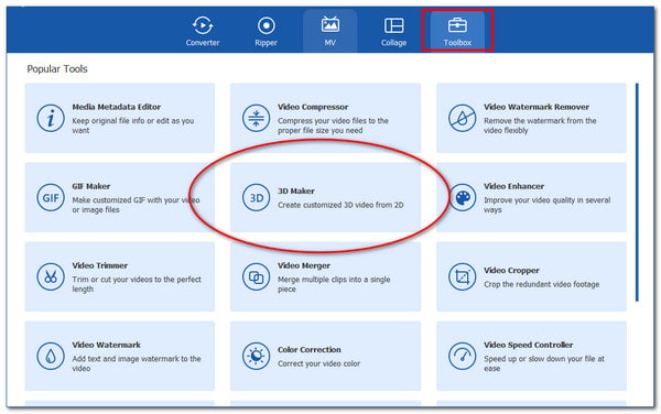 Convertitore video 3D Movavi AnyMP4 Toolbox