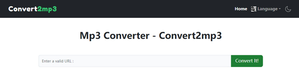 Используйте Convert2mp3 для конвертации