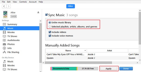 Trinvis vejledning til tilføjelse af MP3 til med eller iTunes