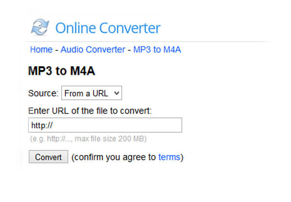 Online converter