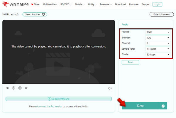 Download M4R In Anymp4 Online