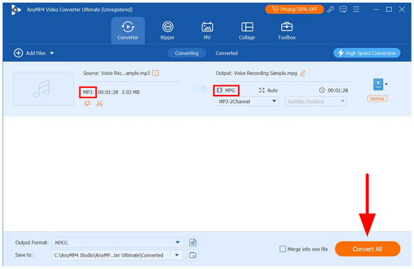 Anymp4 Video Converter Ultimate Convert All