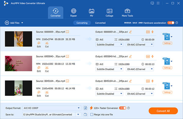 Anymp4 Video Converter Ultimate Mp4 To Avi