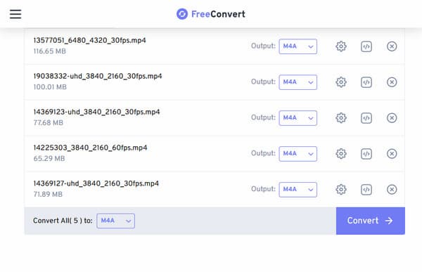 Batch Convert Mp4 To M4a Online In Freeconvert