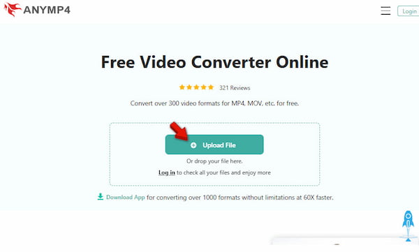 Add Mp4 File In Anymp4 Free Online Video Converter