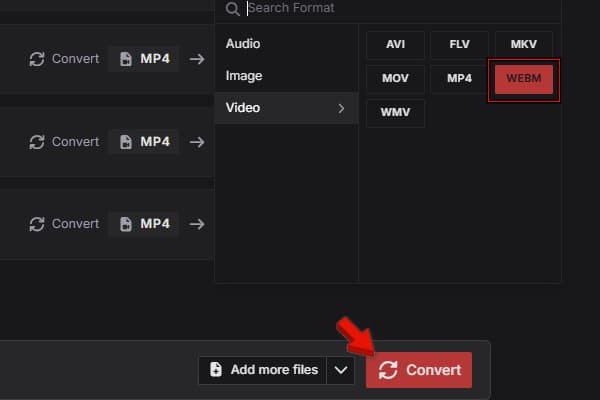 Transform Mp4 Files To Webm Format In Cloudconvert