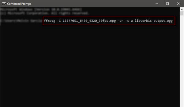 Decode Mpeg To Ogg In Ffmpeg