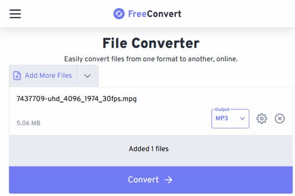 Convert Mpg To Mp3 Online In Freeconvert