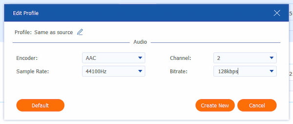 Adjust Audio Settings In Anymp4 Video Converter Ultimate