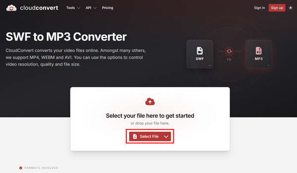 Go Cloudconvert Upload Swf File