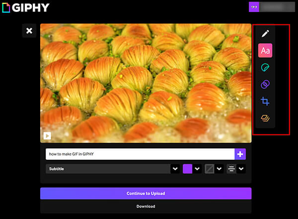 Edit Gif In Giphy