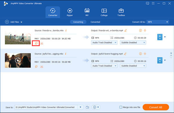 Edit Button IN Anymp4