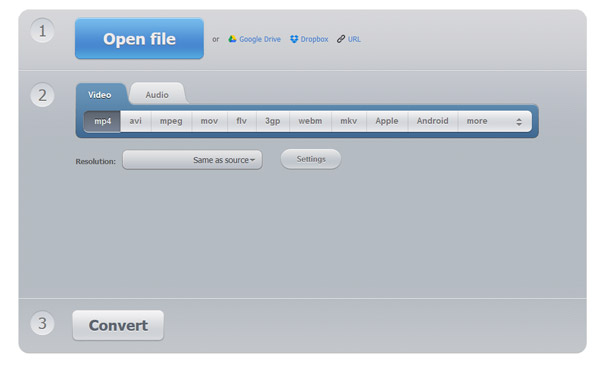 Video converter online