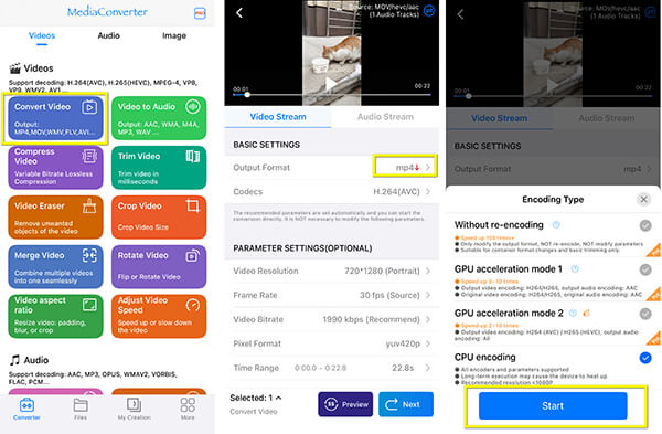 Convert Video to MP4 on Android