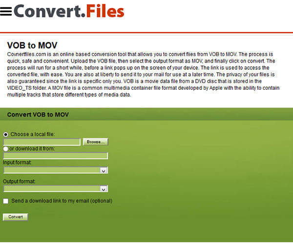 Converti file