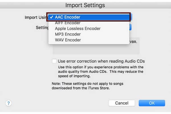 Set Encoder To Aac In Apple Music