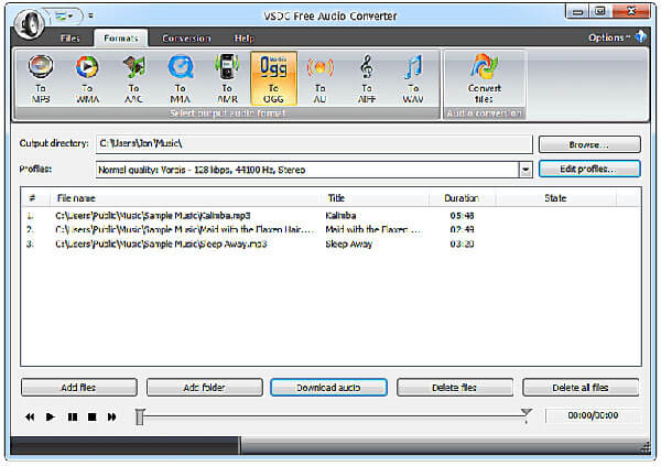 Vsdc free audio converter