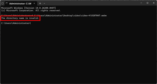 Ffmpeg Drag And Drop Error