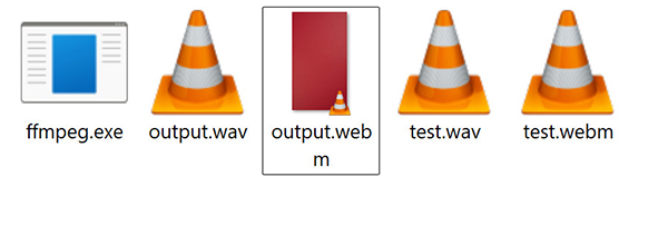 Find Converted Wav File By Ffmpeg