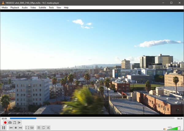 VLC 媒體播放器作為 M2TS 播放器