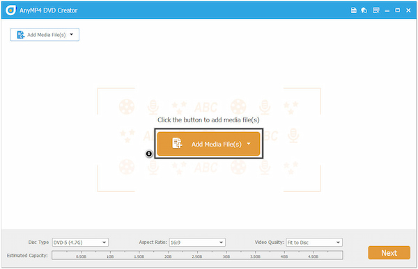 Aggiungi file MP4 per la masterizzazione