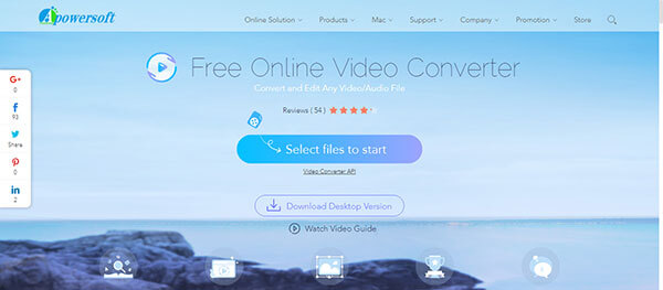 Apowersoft Zdarma Online Video Converter