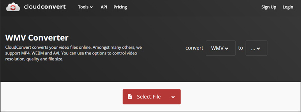 Cloudconvert WMV Converter