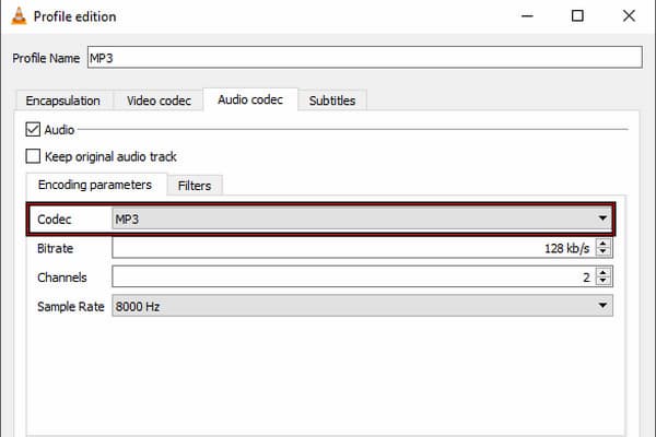 Create New Mp3 Profile In Vlc