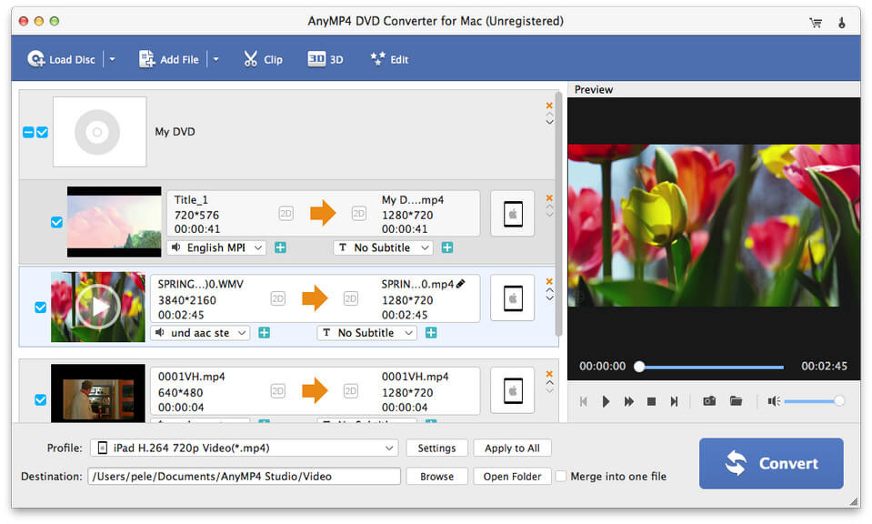 AnyMP4 DVD Converter for Mac 8.2.16
