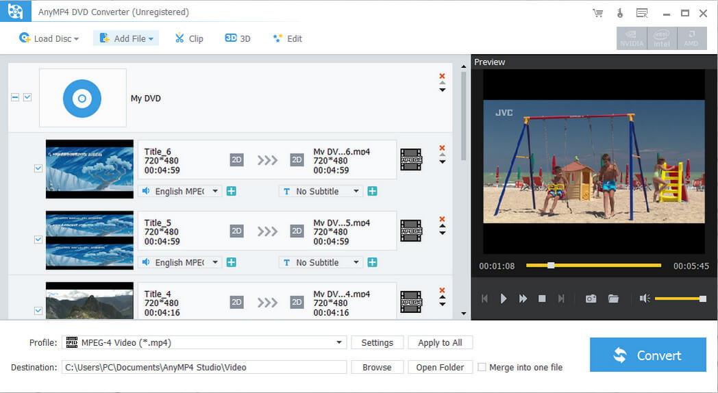 AnyMP4 DVD Converter 7.2.22