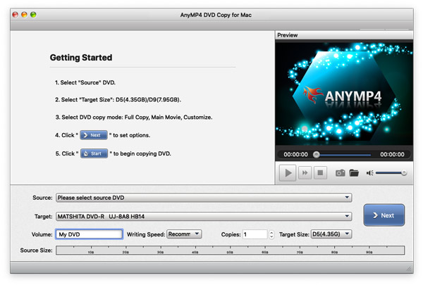Run DVD Copy for Mac